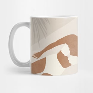 Girl on the beach Mug